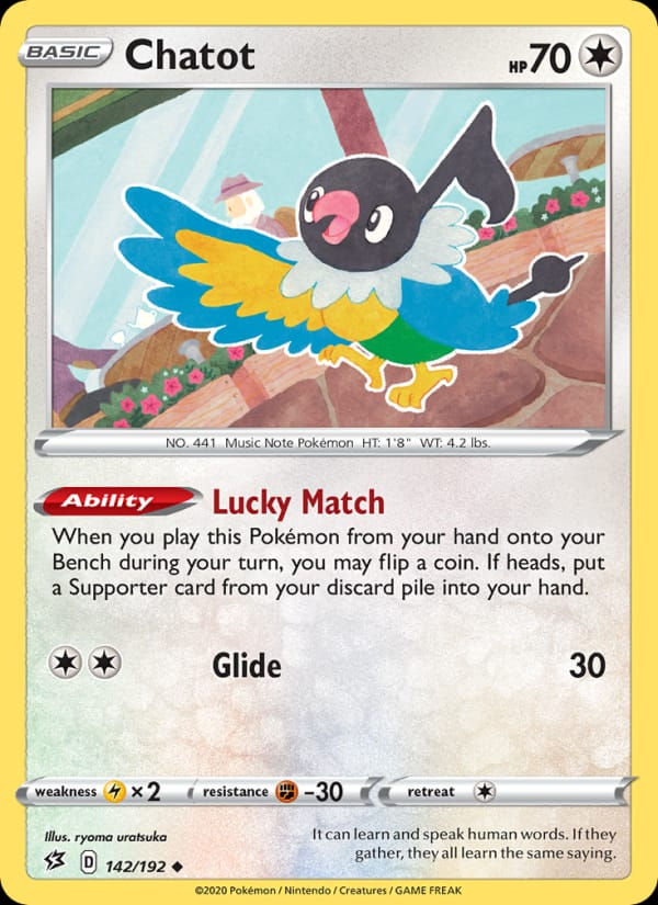 Chatot 142/192 Rebel Clash (EN)