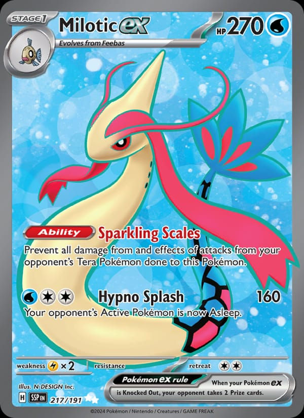 Milotic ex 217/191 Surging Sparks (EN)