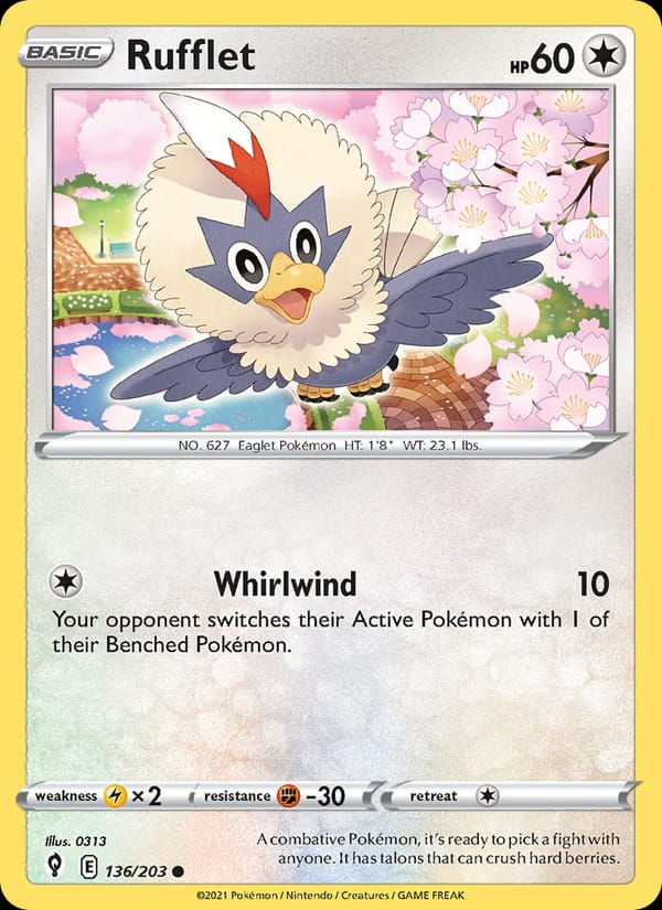 Rufflet 136/203 Evolving Skies (EN)