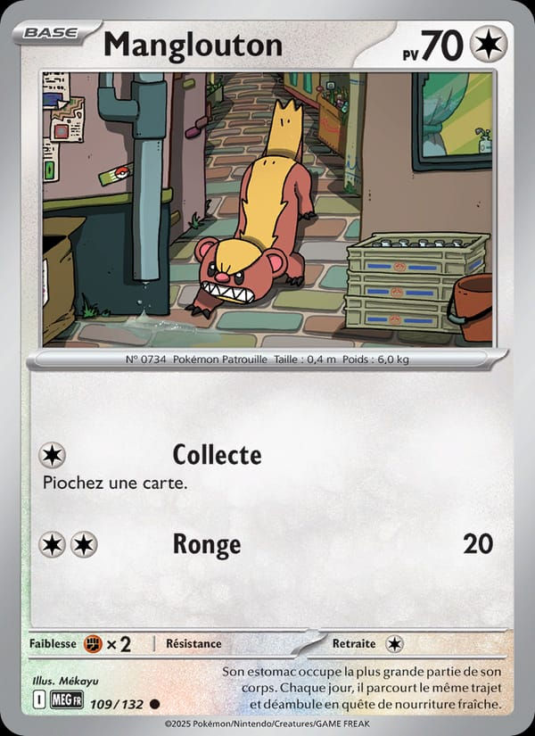 Manglouton 109/132 Méga-Évolution (FR)
