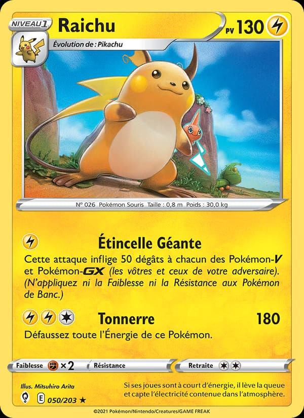 Raichu 050/203 Évolution Céleste (FR)