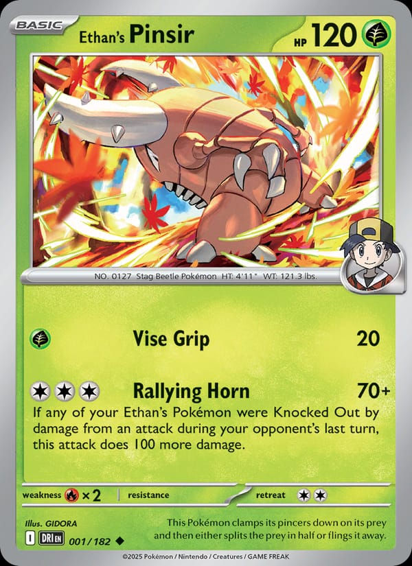 Ethan's Pinsir 001/182 Destined Rivals (EN)