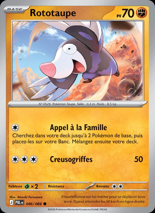 Rototaupe 046/084 Nuit Noire (FR)