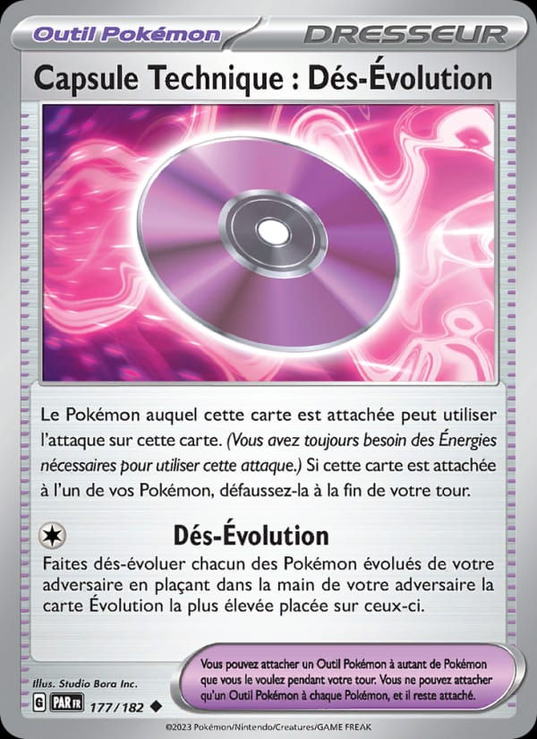 Capsule Technique : Dés-Évolution 177/182 Faille Paradoxe (FR)