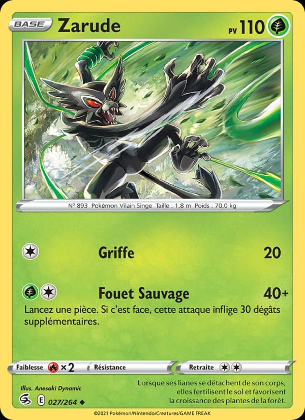 Zarude 027/264 Poing de Fusion (FR)