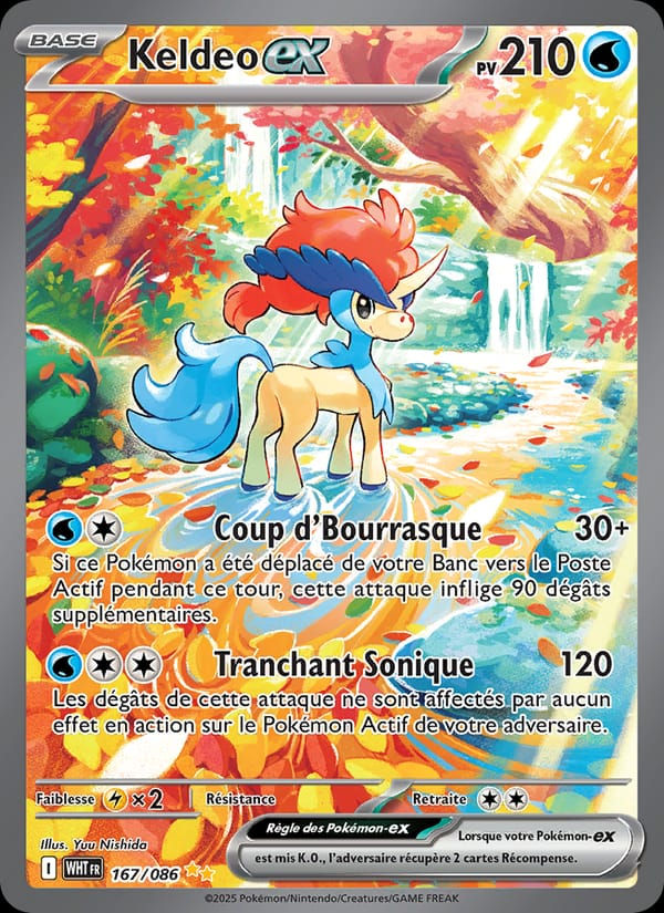 Keldeo-ex 167/086 Flamme Blanche (FR)