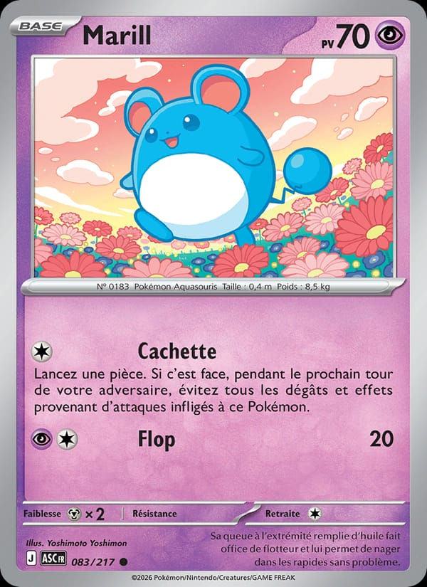 Marill 083/217 Héros Transcendants (FR)