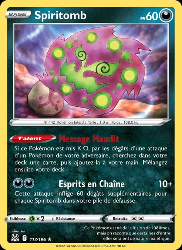 Spiritomb 117/196 Origine Perdue (FR)