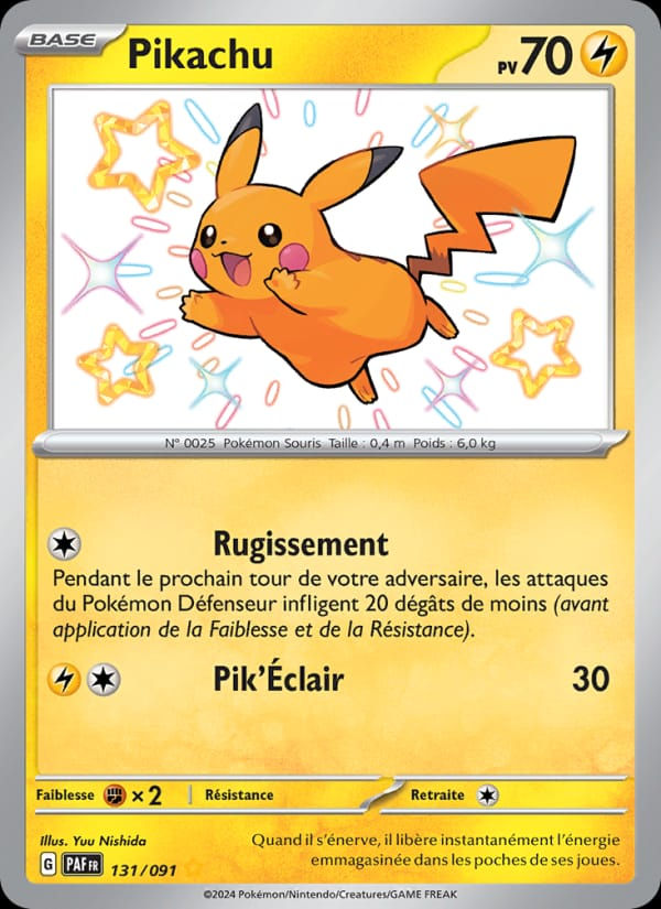Pikachu 131/091 Destinées de Paldea (FR)