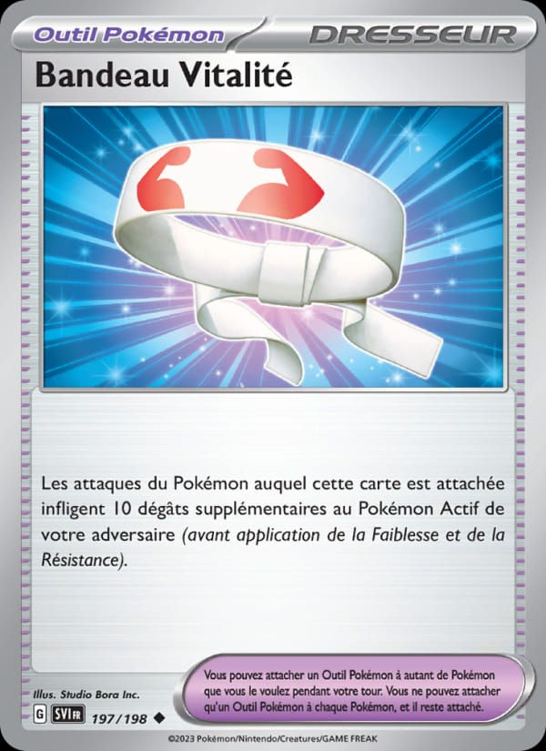 Bandeau Vitalité 197/198 Écarlate et Violet (FR)