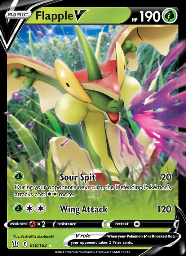 Flapple V 018/163 Battle Styles (EN)