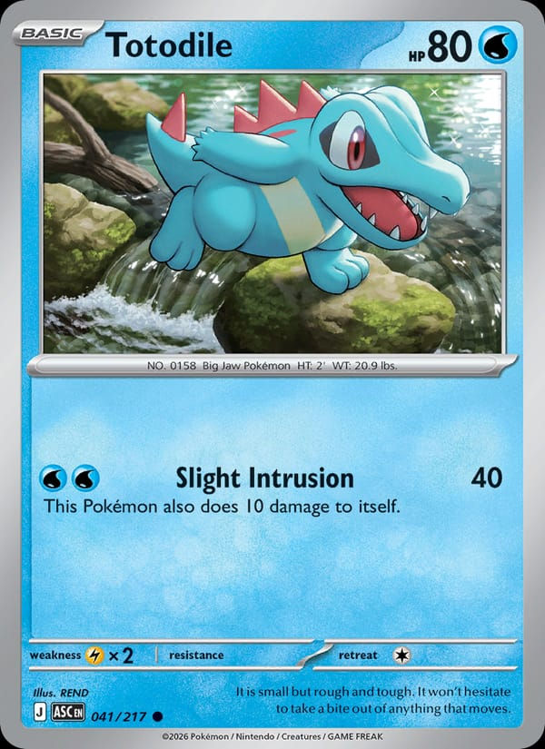 Totodile 041/217 Ascended Heroes (EN)