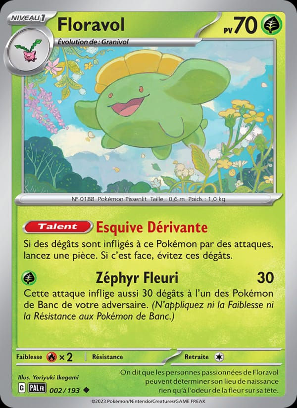 Floravol 002/193 Évolutions à Paldea (FR)