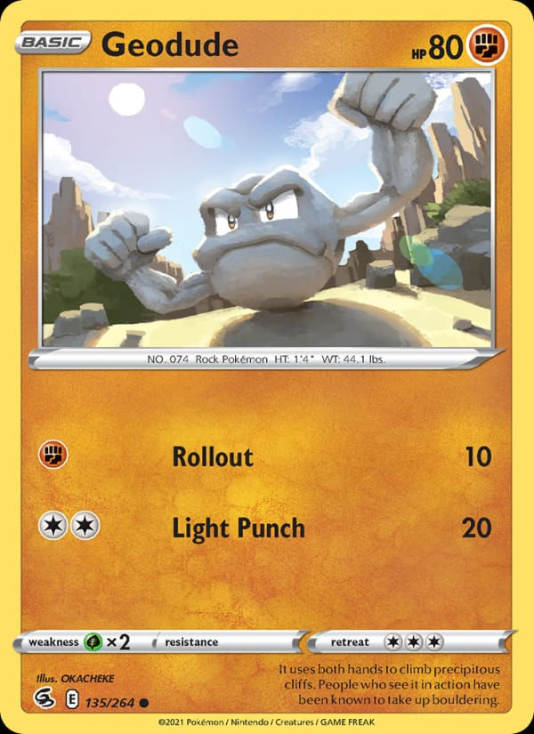 Geodude 135/264 Fusion Strike (EN)