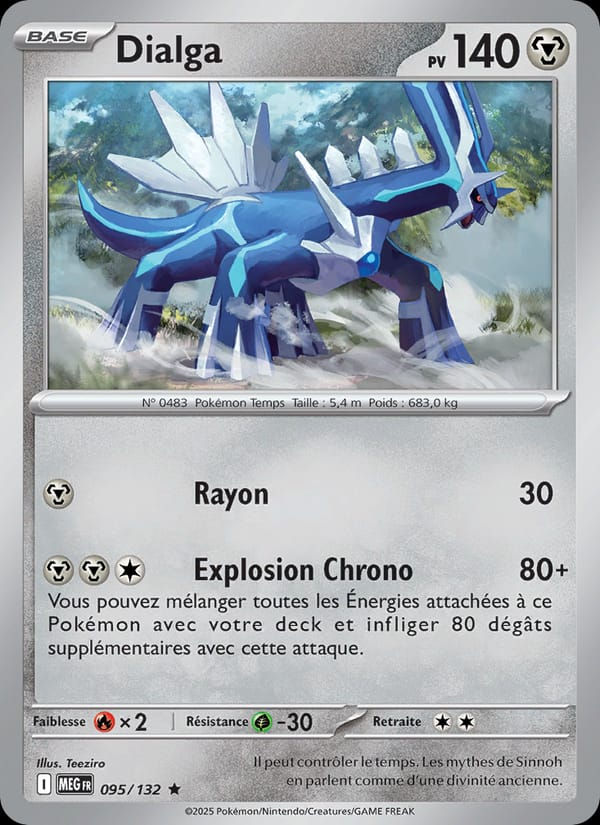 Dialga 095/132 Méga-Évolution (FR)
