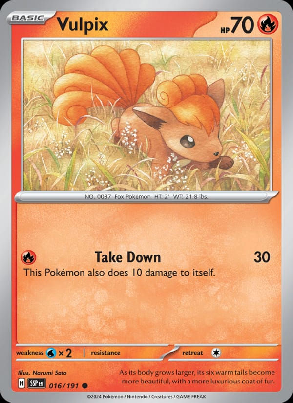 Vulpix 016/191 Surging Sparks (EN)