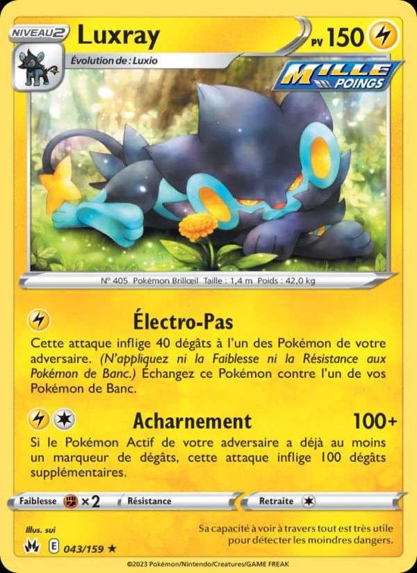 Luxray 043/159 Zénith Suprême (FR)