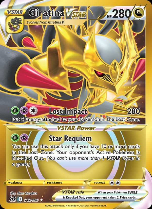 Giratina VSTAR 212/196 Lost Origin (EN)