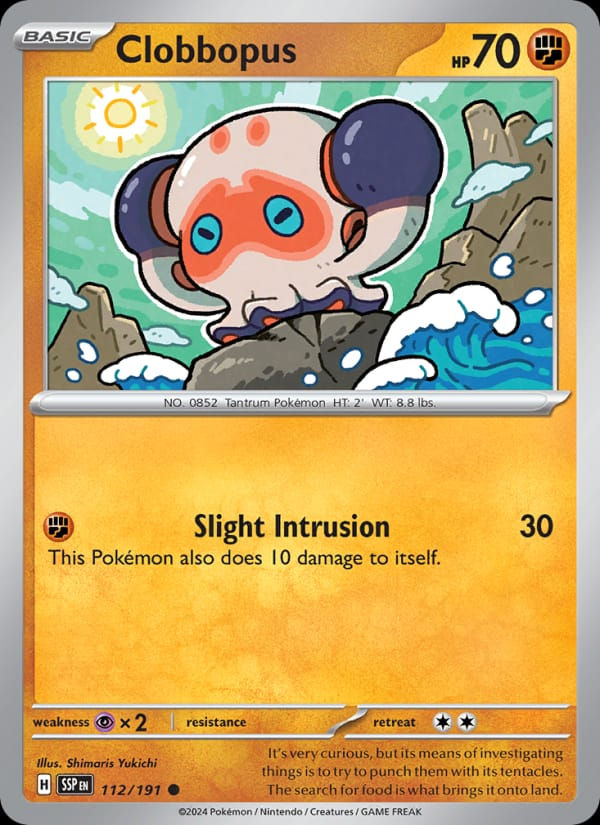 Clobbopus 112/191 Surging Sparks (EN)