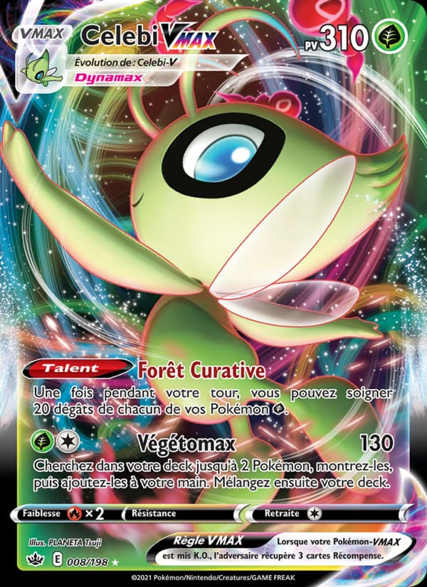 Celebi VMAX 008/198 Règne de Glace (FR)