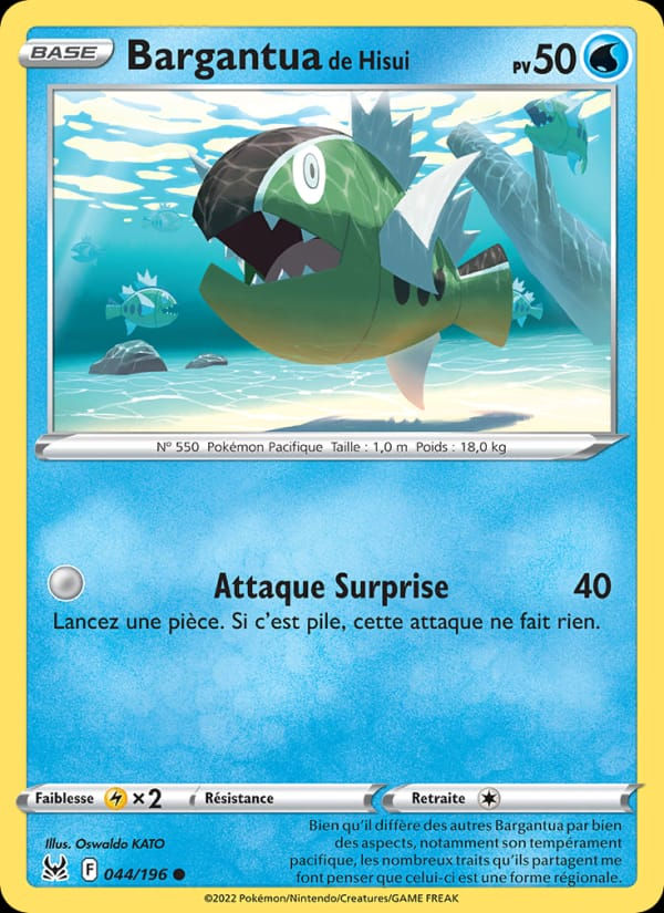 Bargantua de Hisui 044/196 Origine Perdue (FR)