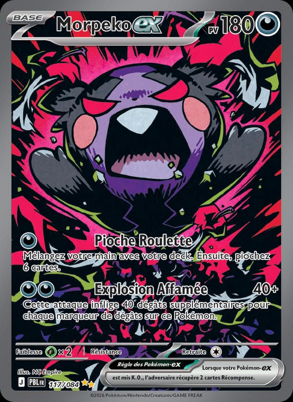 Morpeko-ex 117/084 Nuit Noire (FR)