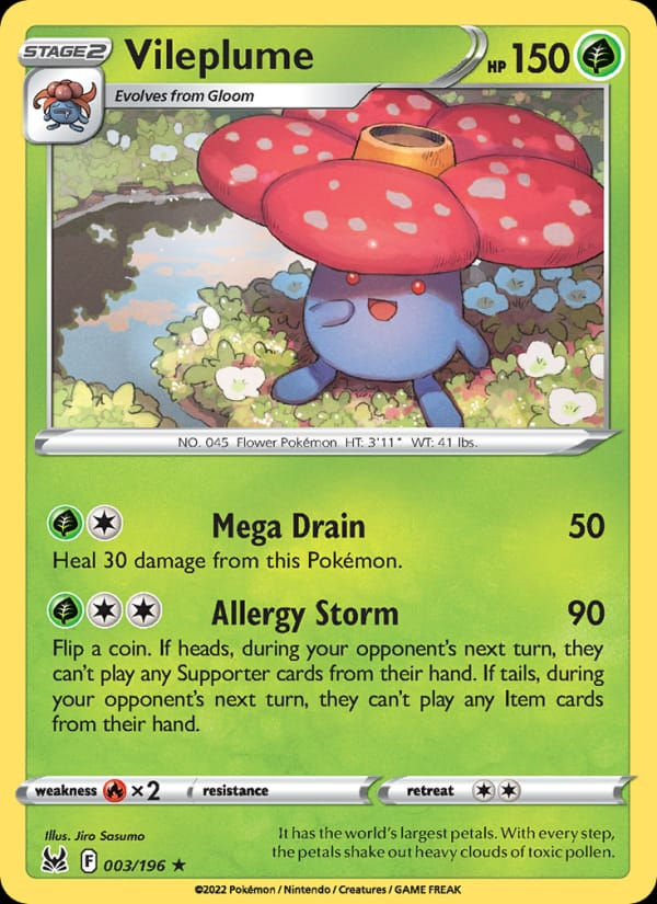 Vileplume 003/196 Lost Origin (EN)