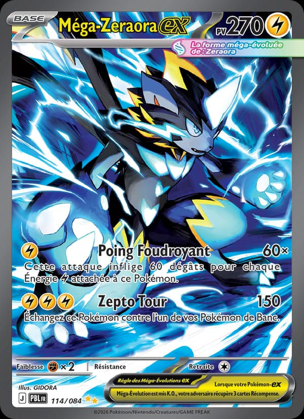 Méga-Zeraora-ex 114/084 Nuit Noire (FR)
