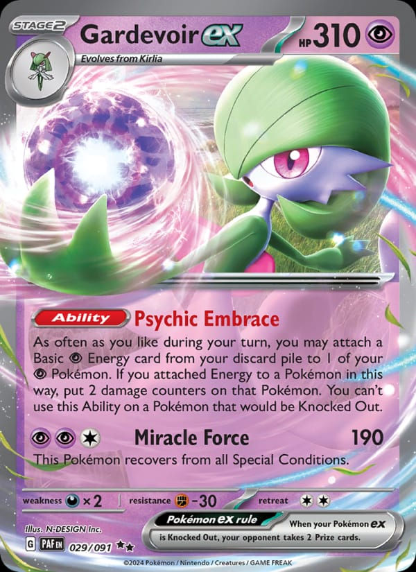 Gardevoir ex 029/091 Paldean Fates (EN)