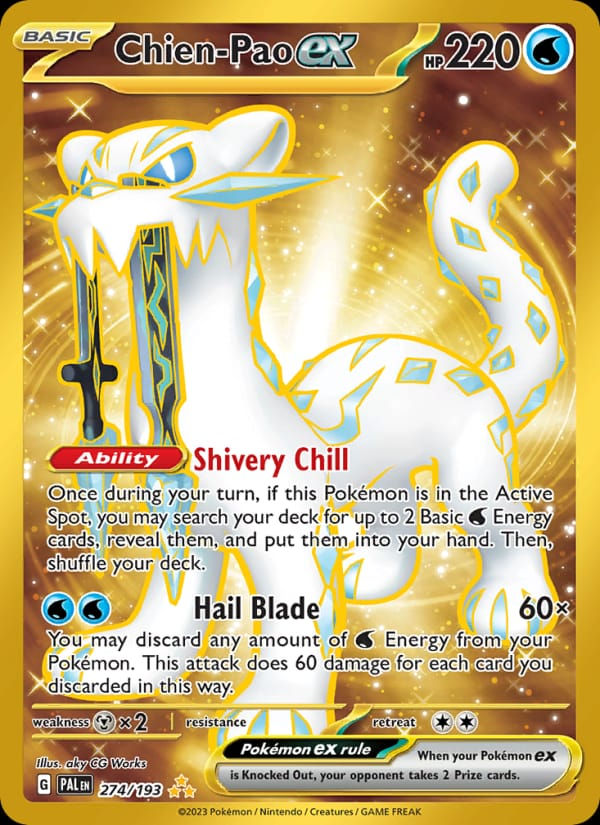 Chien-Pao ex 274/193 Paldea Evolved (EN)