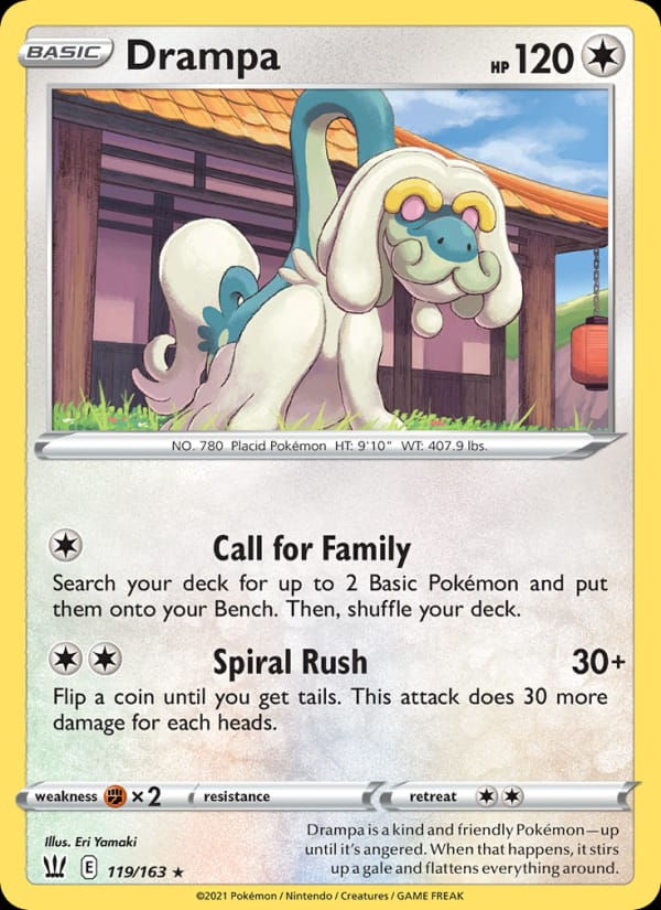 Drampa 119/163 Battle Styles (EN)