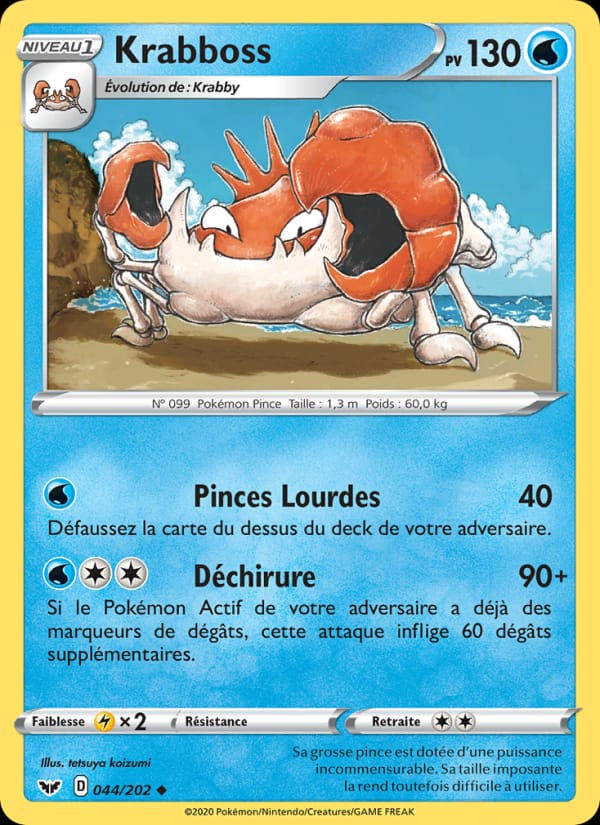 Krabboss 044/202 Épée et Bouclier (FR)