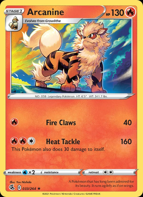 Arcanine 033/264 Fusion Strike (EN)