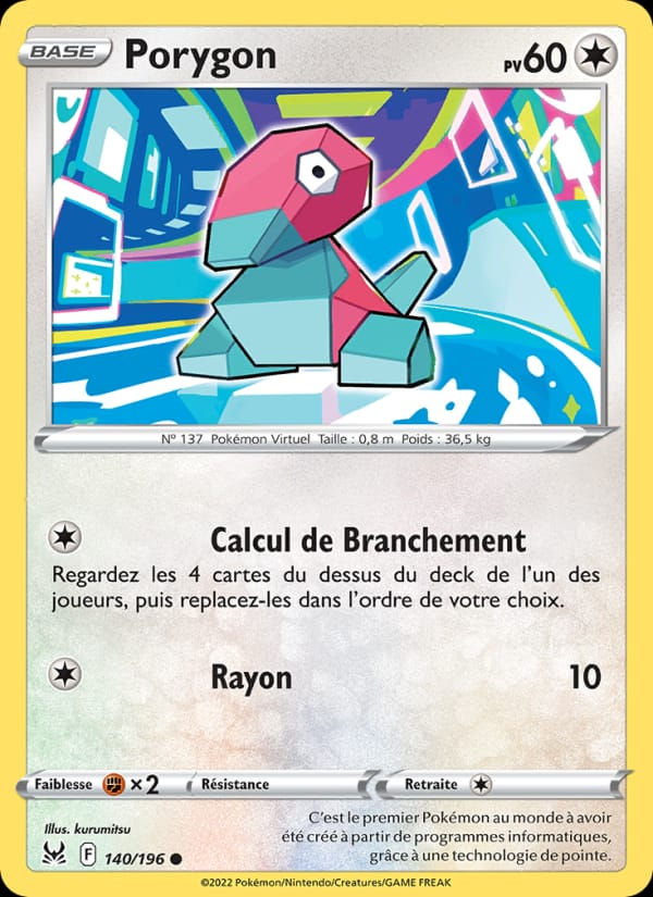 Porygon 140/196 Origine Perdue (FR)