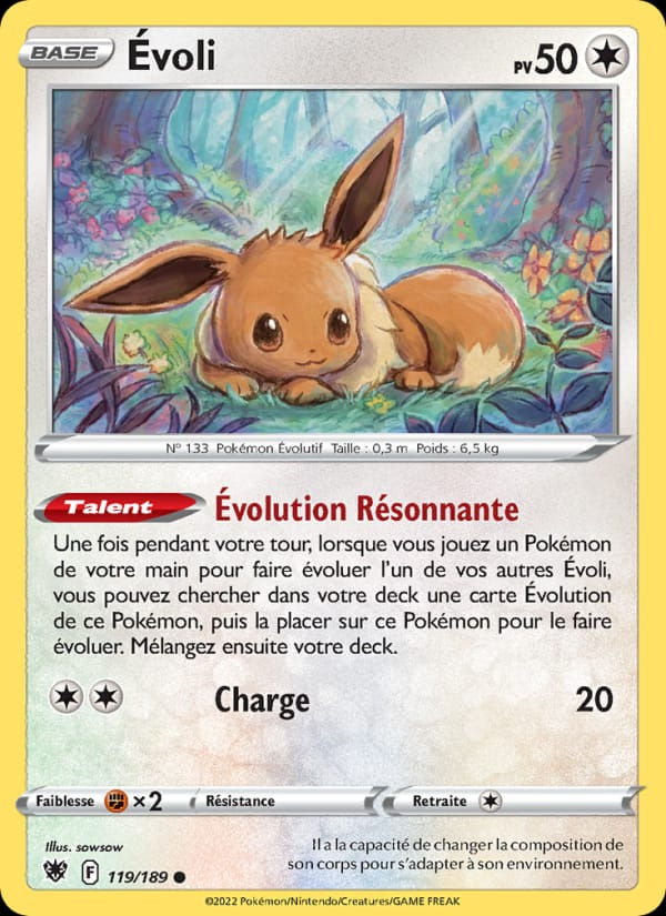 Évoli 119/189 Astres Radieux (FR)