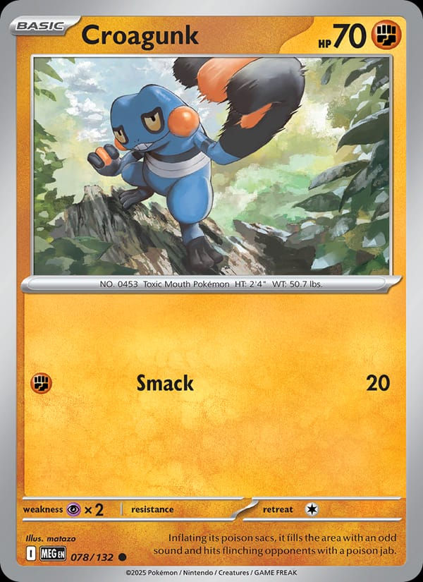 Croagunk 078/132 Mega Evolution (EN)