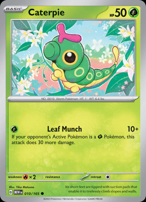 Caterpie 010/165 151 (EN)
