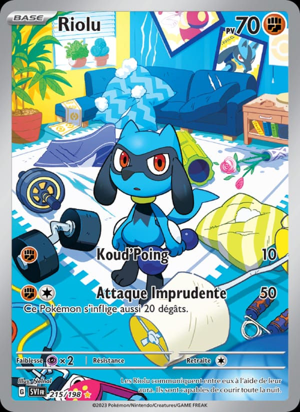 Riolu 215/198 Écarlate et Violet (FR)