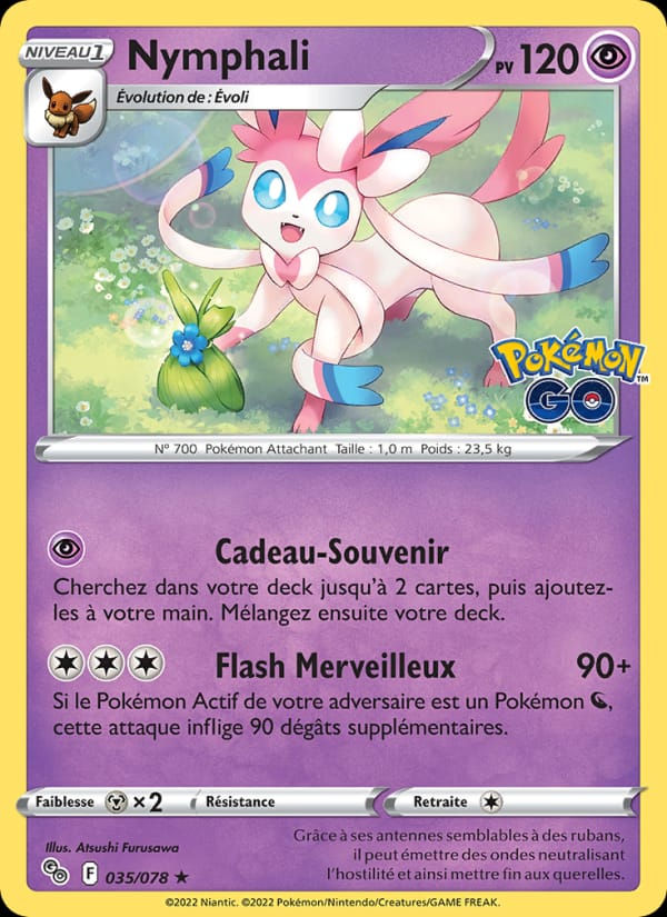 Nymphali 035/078 Pokémon GO (FR)