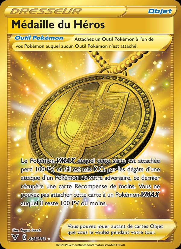 Médaille du Héros 201/185 Voltage Éclatant (FR)