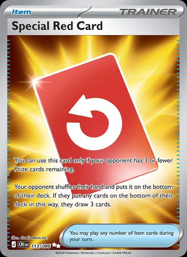 Special Red Card 113/086 Chaos Rising (EN)