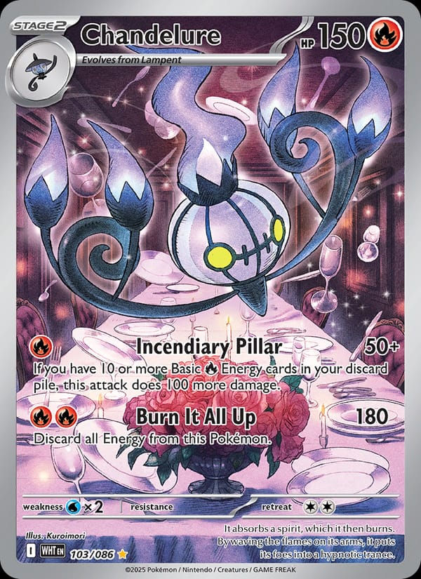 Chandelure 103/086 White Flare (EN)