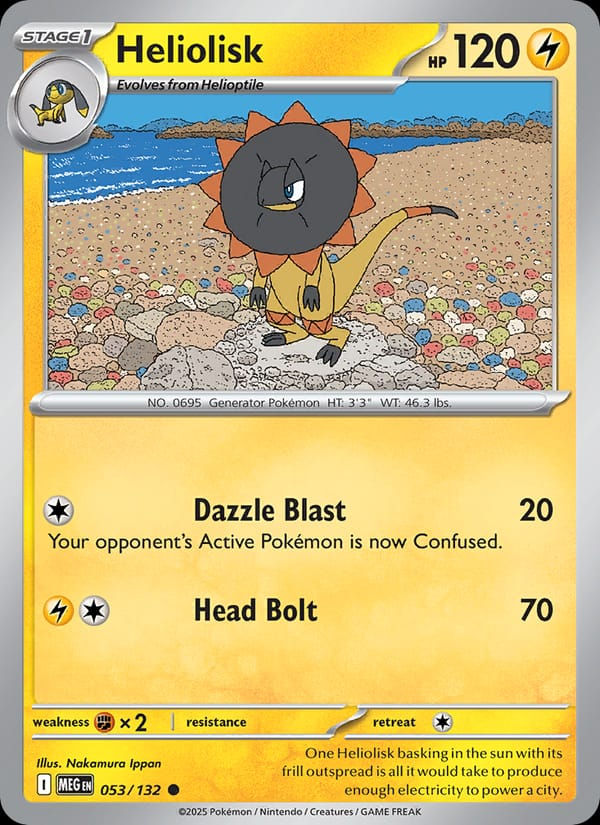 Heliolisk 053/132 Mega Evolution (EN)