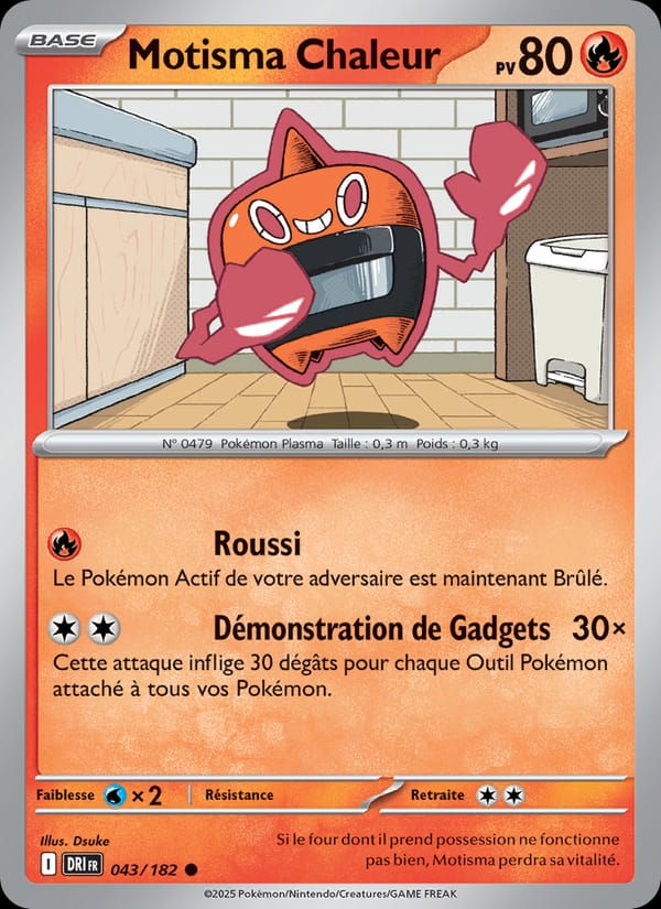 Motisma Chaleur 043/182 Rivalités Destinées (FR)