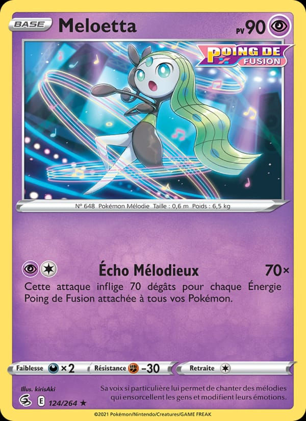 Meloetta 124/264 Poing de Fusion (FR)
