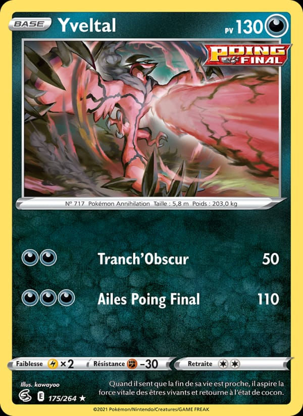 Yveltal 175/264 Poing de Fusion (FR)