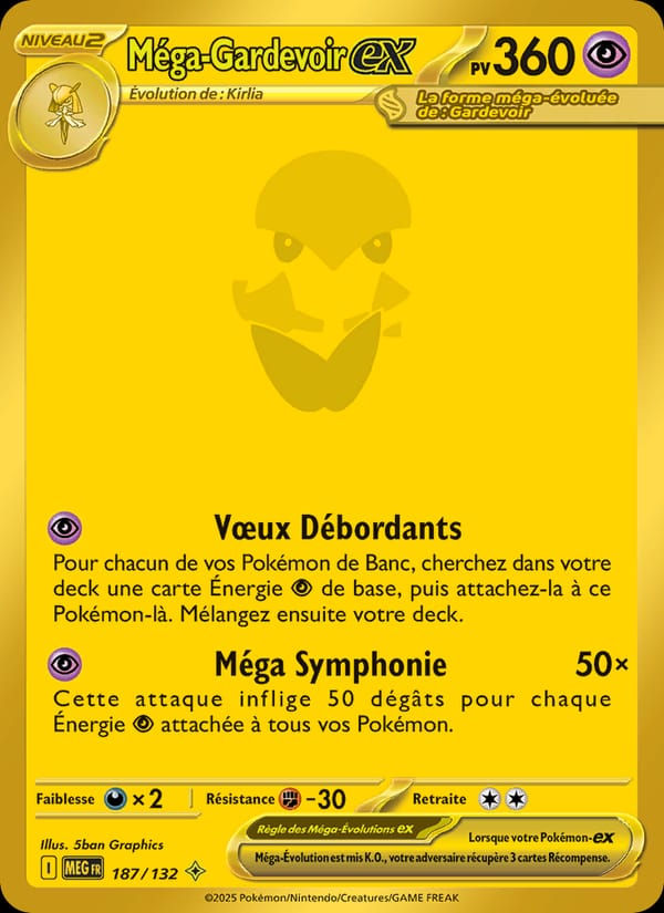 Méga-Gardevoir-ex 187/132 Méga-Évolution (FR)