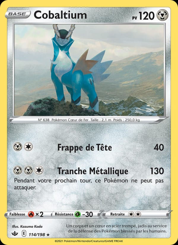 Cobaltium 114/198 Règne de Glace (FR)