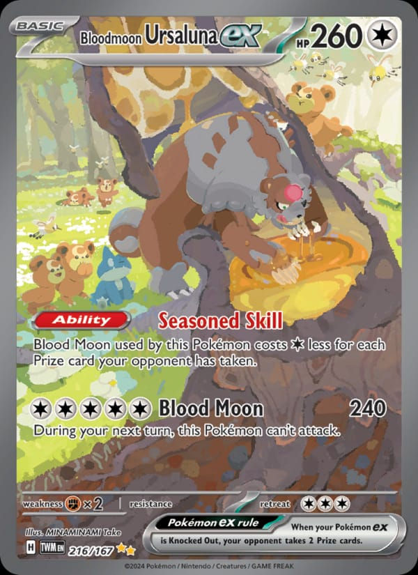 Bloodmoon Ursaluna ex 216/167 Twilight Masquerade (EN)