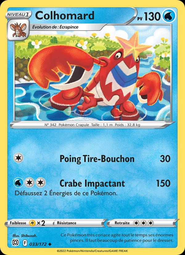 Colhomard 033/172 Stars Étincelantes (FR)